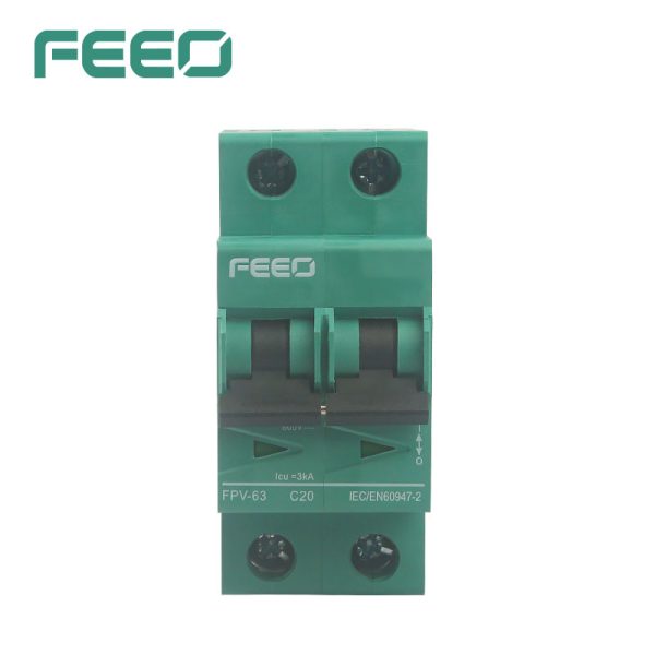 2P 16A 550VDC MCB