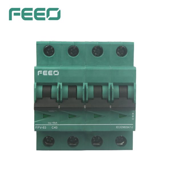 4P 25A 1000VDC MCB
