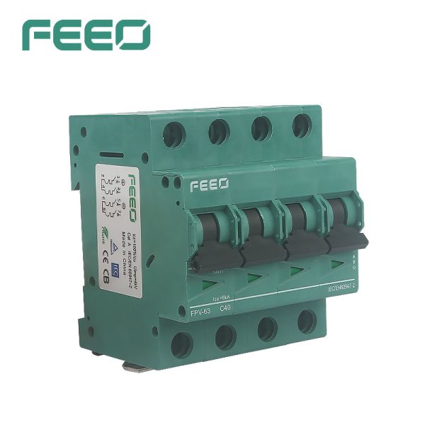 4P 25A 1000VDC MCB - Image 3